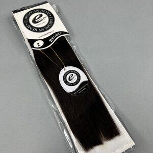 10” Straight #2 Darkest Brown European Remi 100% Human Hair Track Weft Extension